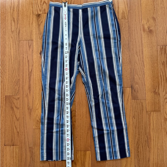 Ralph Lauren Vintage Striped Straight Leg Pants Size 8 - Picture 4 of 7